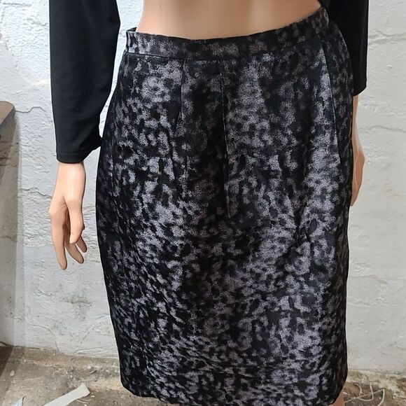 Liz Claiborne pencil black & grey pencil skirt - Picture 2 of 7